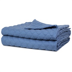 Ogee Blue Bedspread